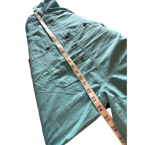 G.H. Bass & Co. Short Sleeve Button-Up Shirt Blue Cotton Blend Mens XLG - Picture 4 of 6